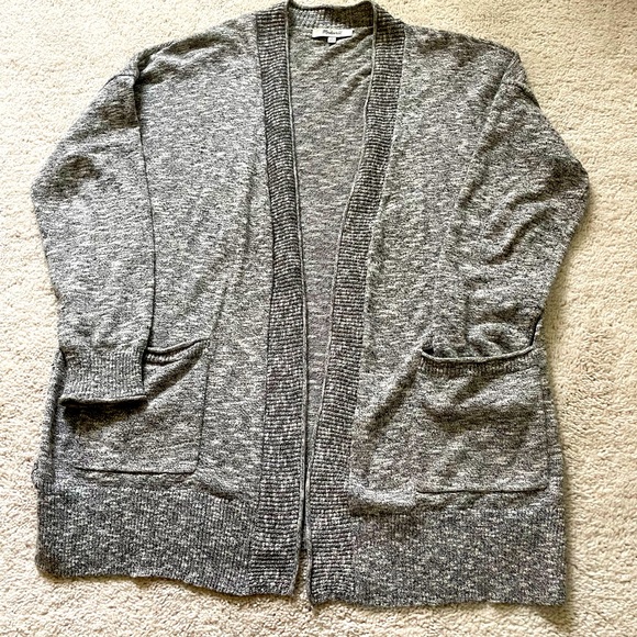 Madewell marled gray open cardigan - Picture 1 of 5